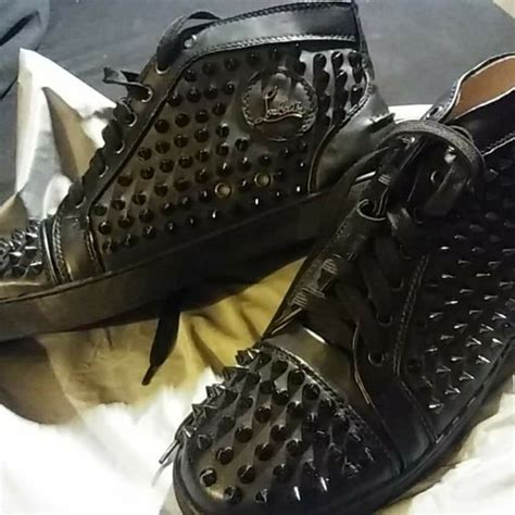 fake louis vuitton spike shoes|louis vuitton spike shoes men.